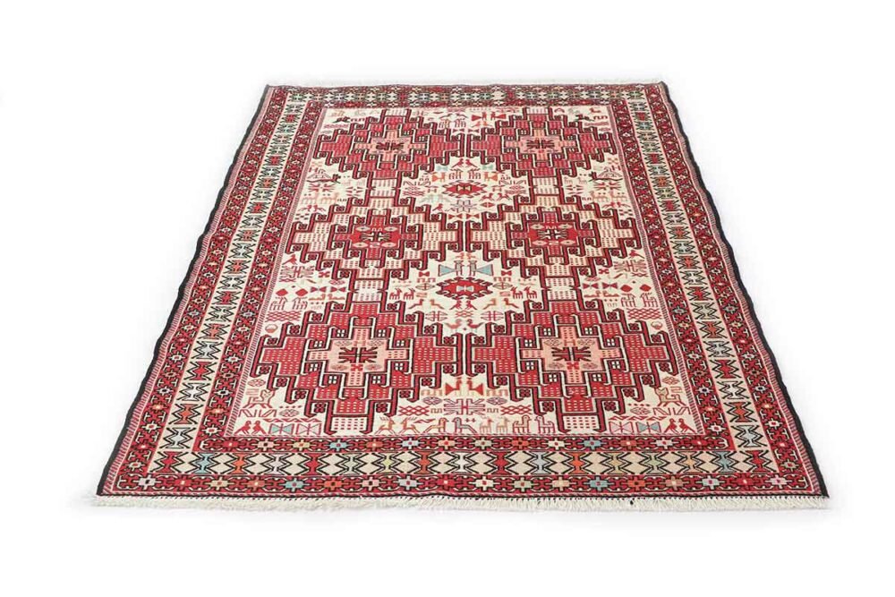 Kilim Soumak de Seda y Algodón