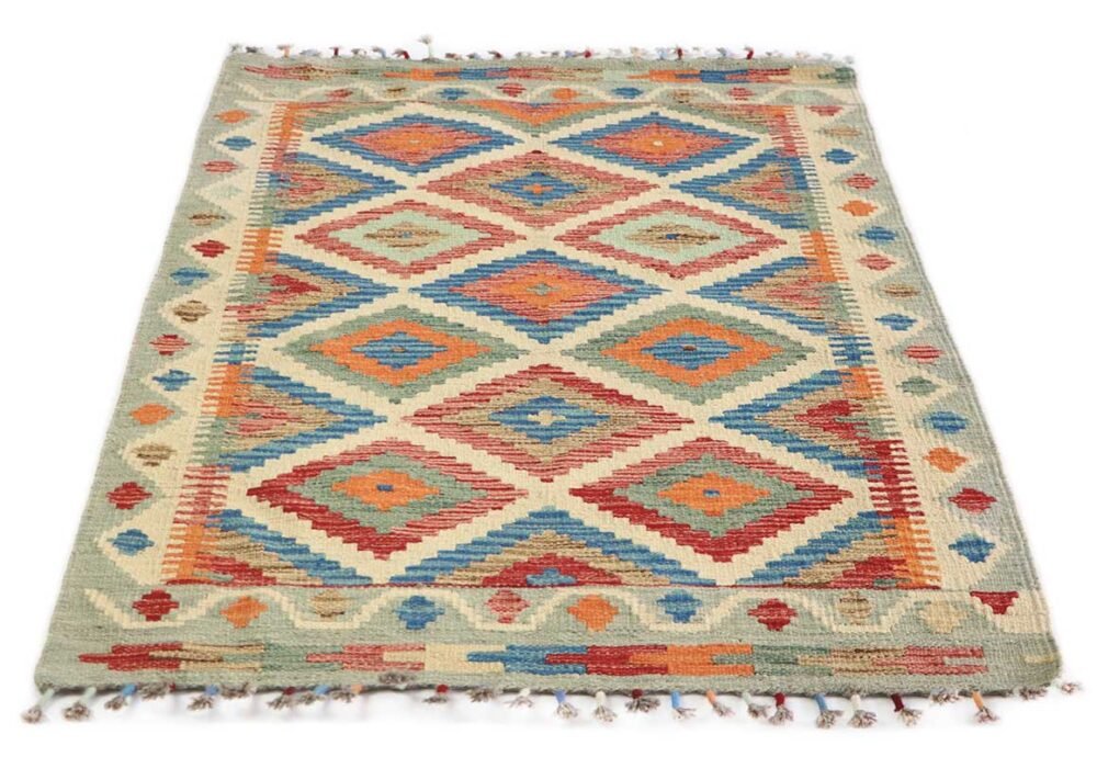 kilim geométrico pequeño