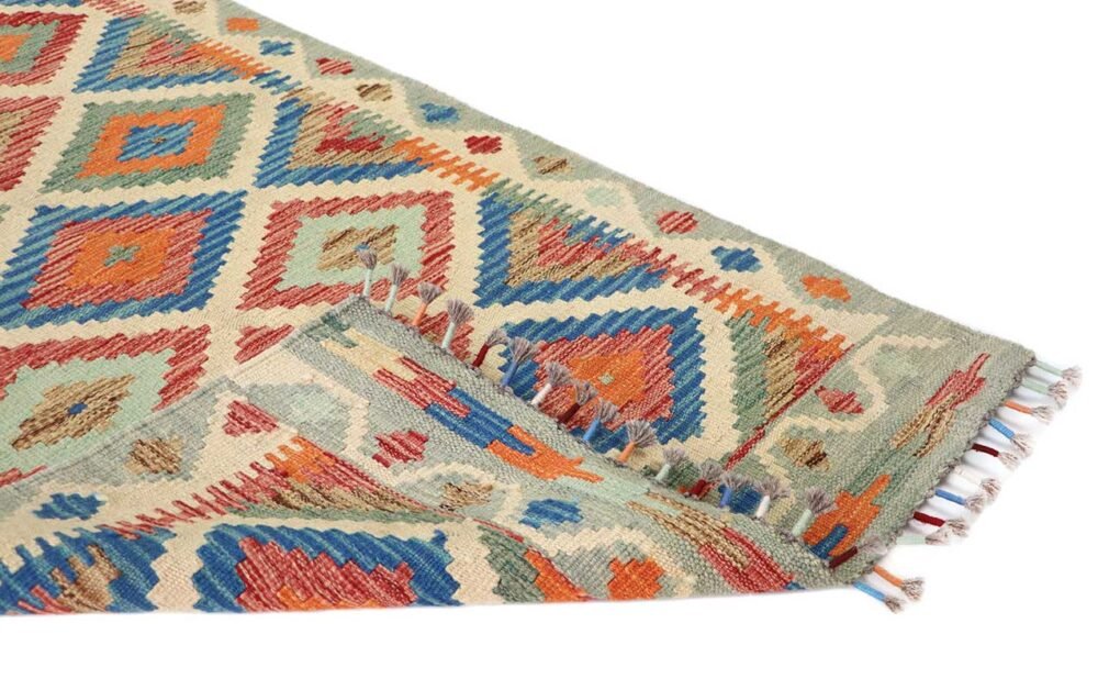 kilim geométrico pequeño