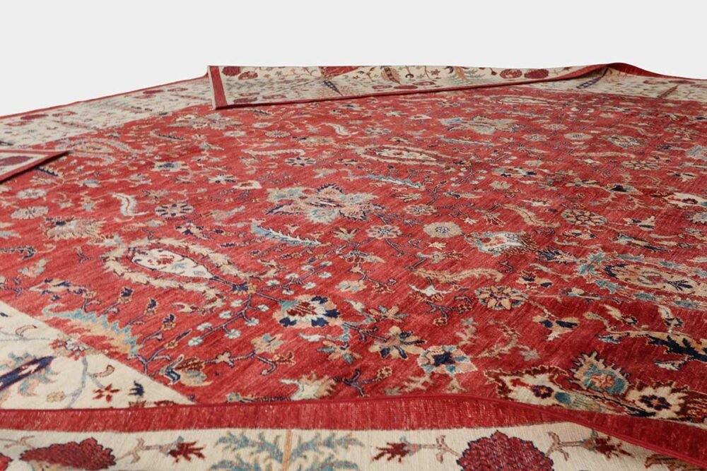 alfombra turca artesanal grande