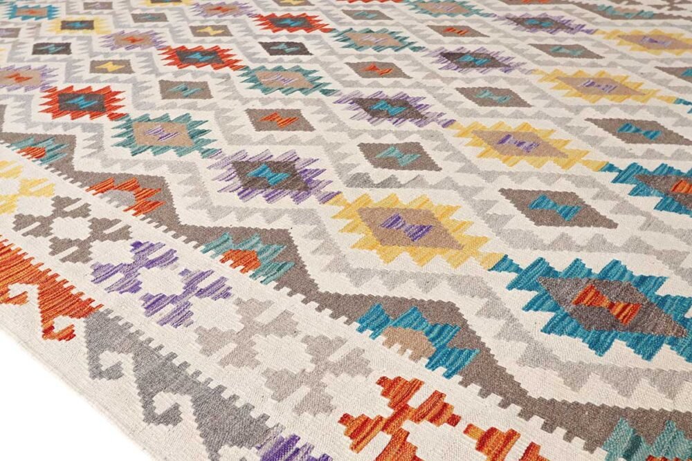 Kilims turcos de colores vivos