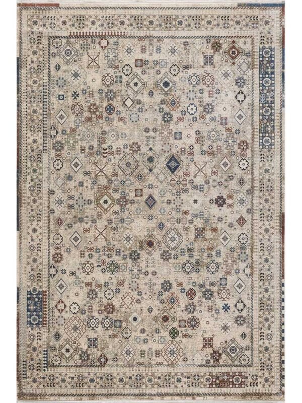 alfombra tribal moderna multicolor