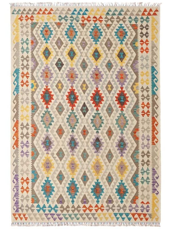 Kilims turcos de colores vivos