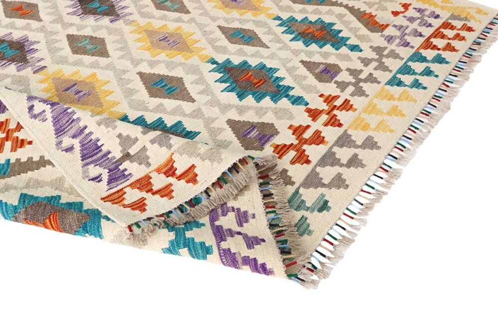 Kilims turcos de colores vivos