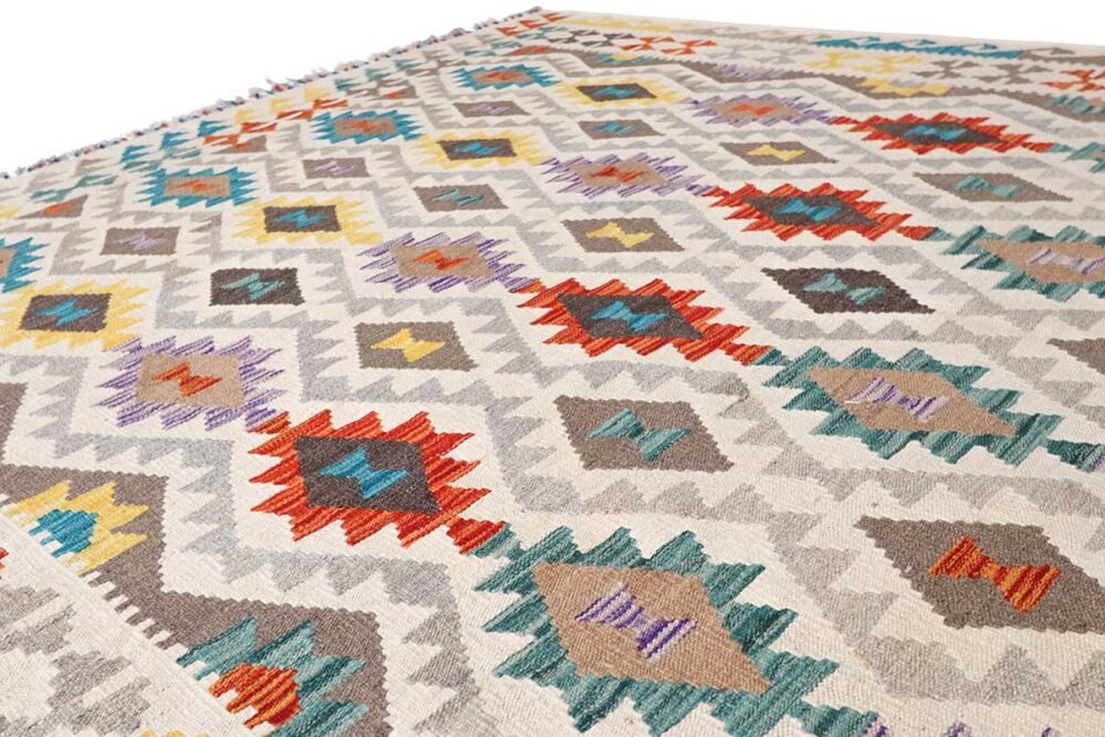 Kilims turcos de colores vivos