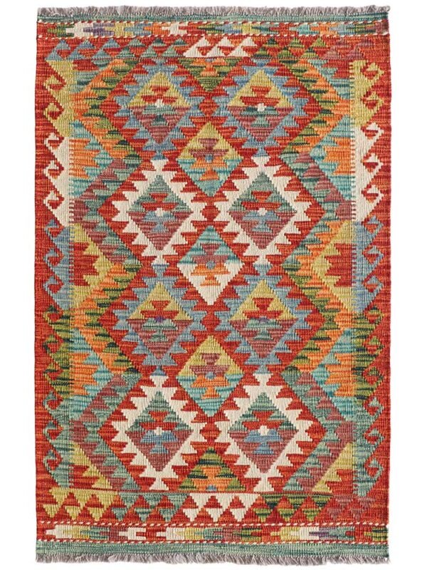 kilim turco tradicional multicolor