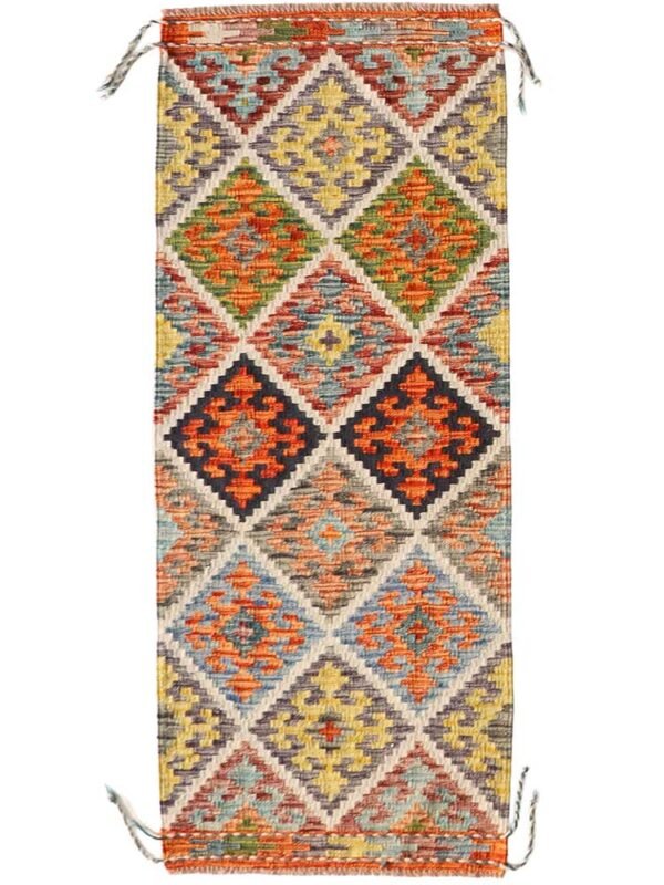 kilim turco de pasillo hecho a mano