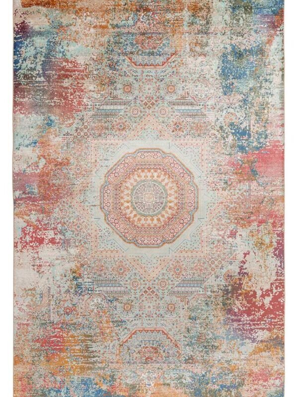 alfombra vintage multicolor turca